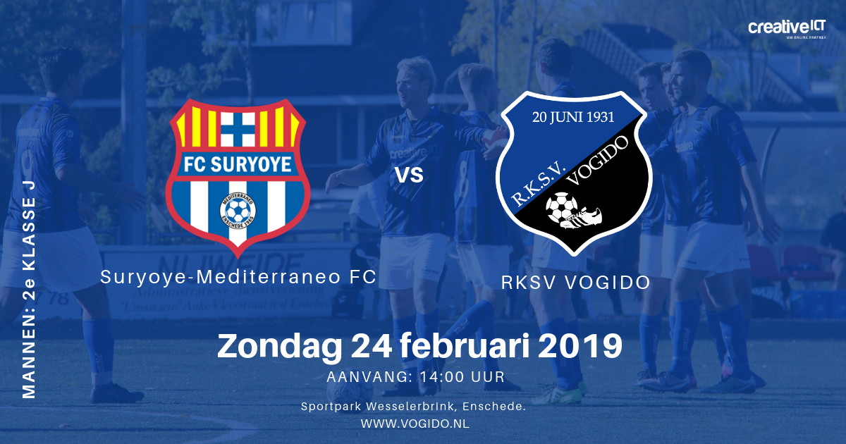 Voorbeschouwing FC Suryoye 1 - VOGIDO 1