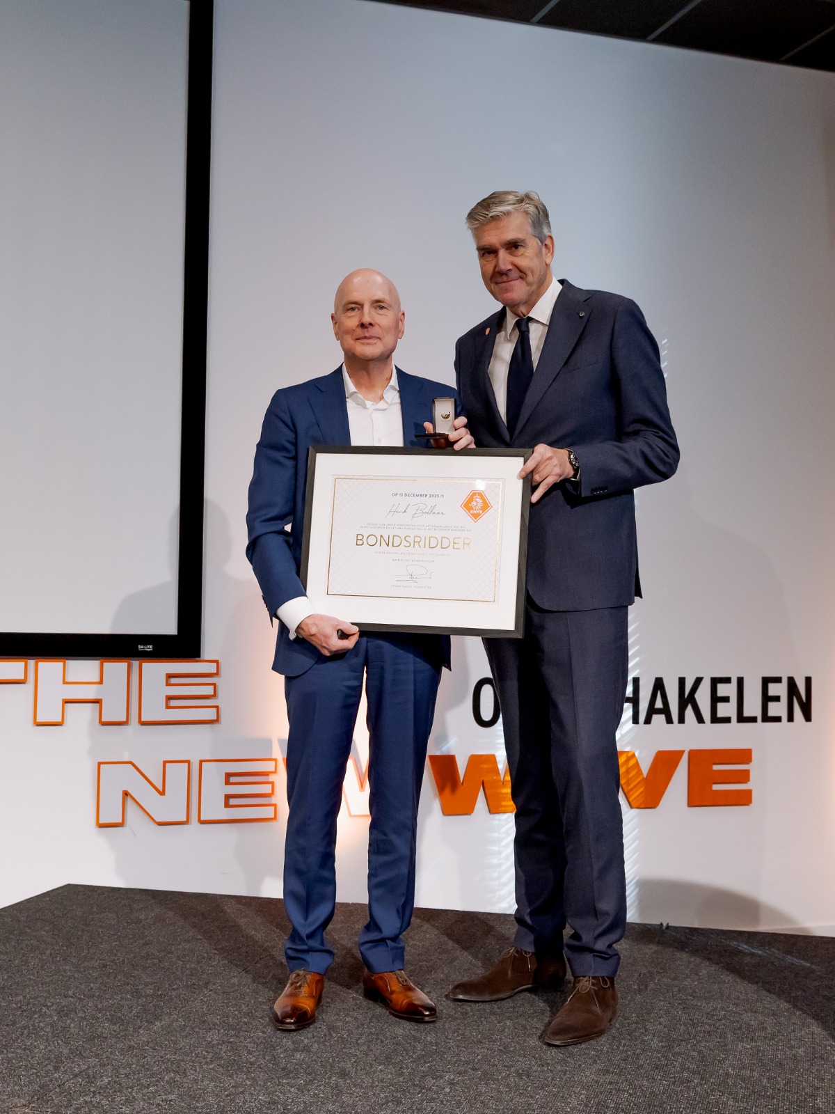 Henk Bolhaar benoemd tot bondsridder KNVB