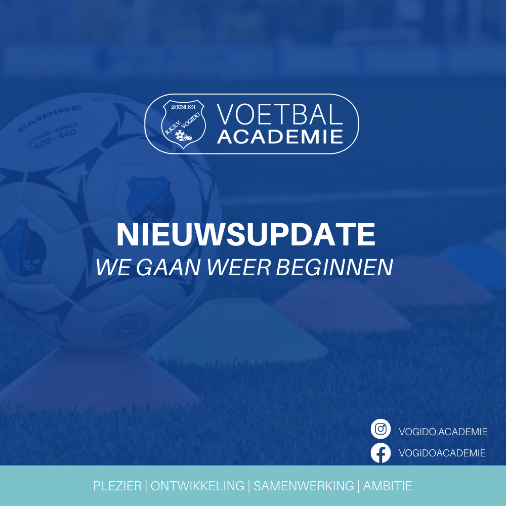 Nieuwsupdate VOGIDO Academie: We gaan weer beginnen!