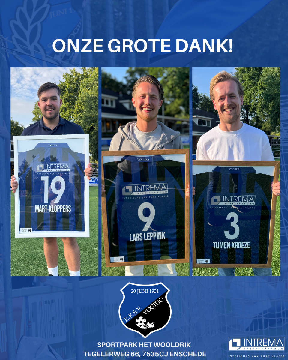 Stoppende of vertrekkende spelers - grote dank!